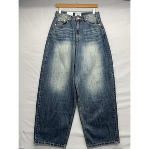 Women's Baggy Jeans Barrel Style Ozbridge M Made In Korea